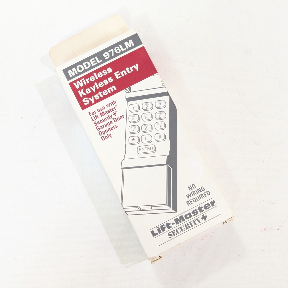 Genuine Lift-Master Security+ 376LM Wireless Keypad Garage Entry - New 1997